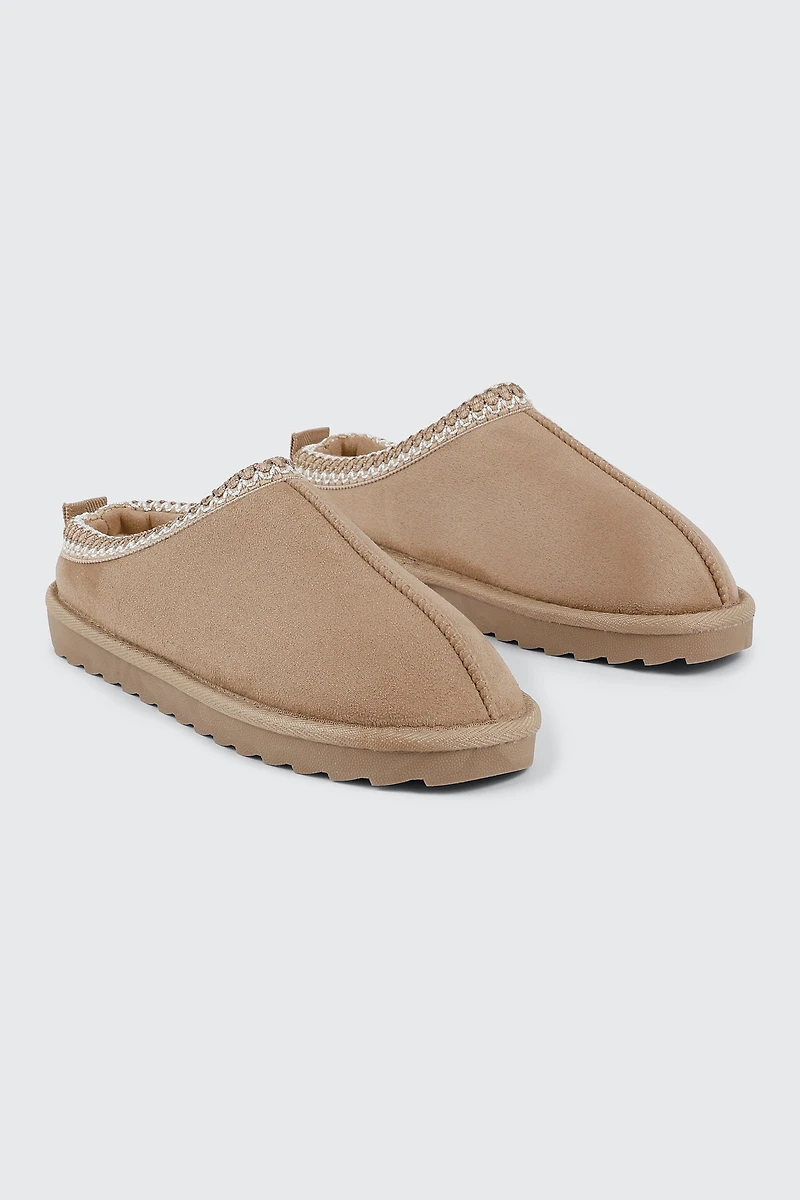 Faux Sheepskin Clogs