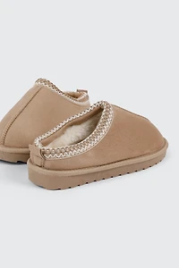 Faux Sheepskin Clogs