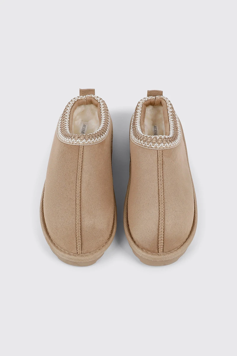 Faux Sheepskin Clogs