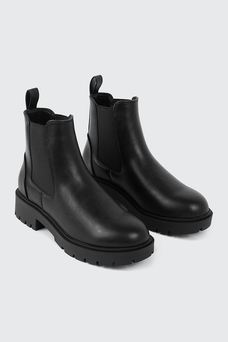 Bottes Chelsea à bout rond