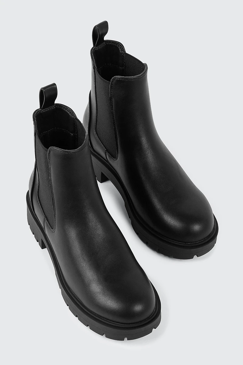 Bottes Chelsea à bout rond