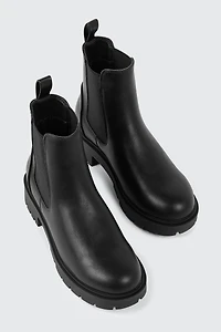 Bottes Chelsea à bout rond