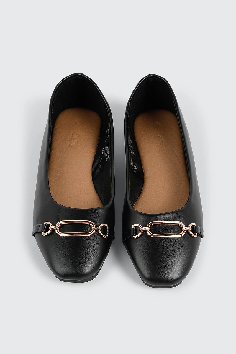 Ballerines à bout rond