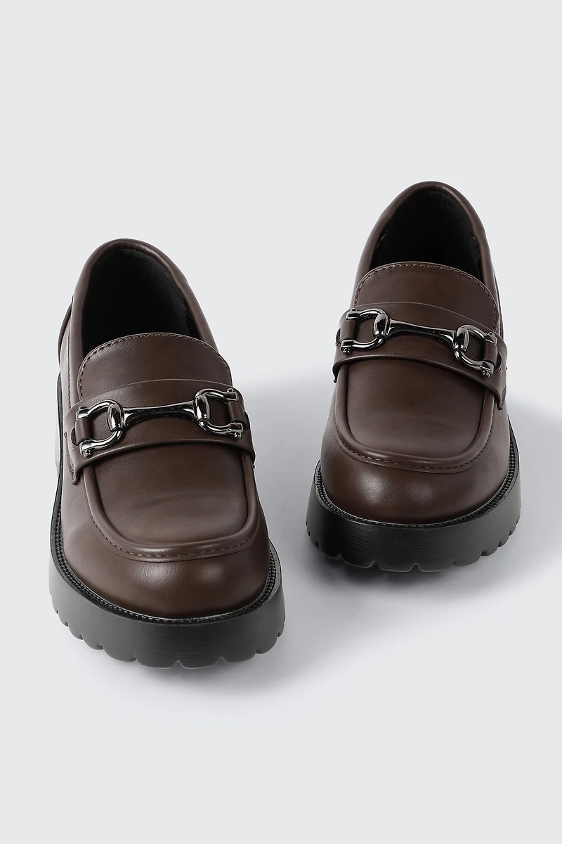 Round Toe Loafers