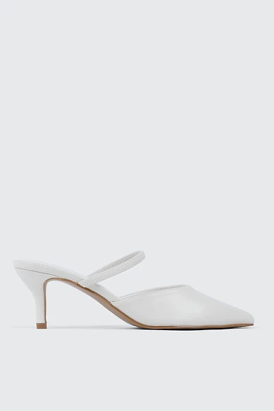 Two Way Pointed Toe Mid Heel Sandals