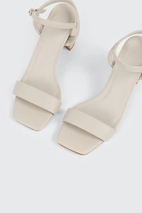 Square Toe Heel Sandals