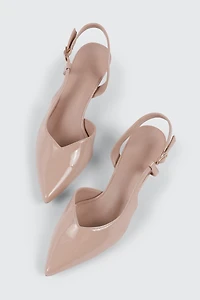 Talons à bride arrière et bout pointu