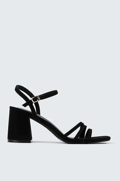 Square Toe Block Heel Sandals
