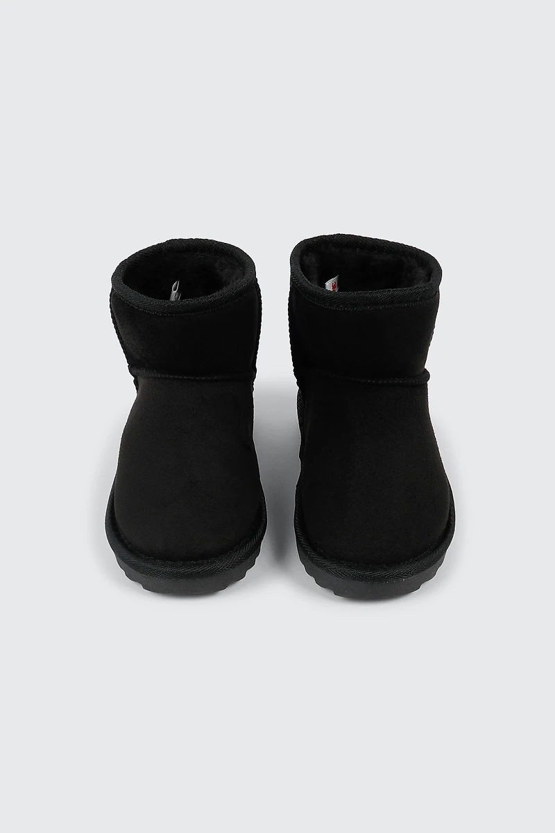 Faux Suede Ankle Boots