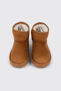 Faux Suede Ankle Boots