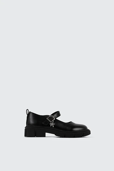 Loafer Flats with Removable Charm
