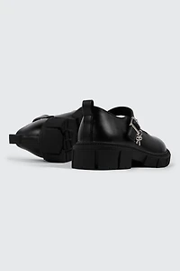 Loafer Flats with Removable Charm