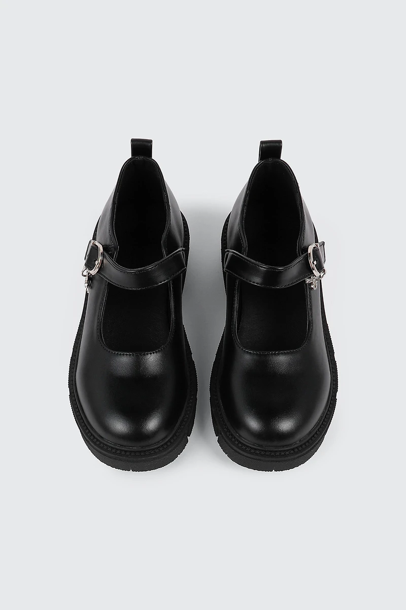 Loafer Flats with Removable Charm