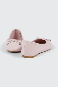 Ballerines à bout rond avec boucle
