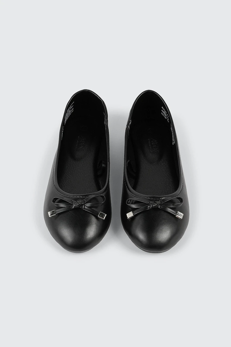 Ballerines à bout rond avec boucle