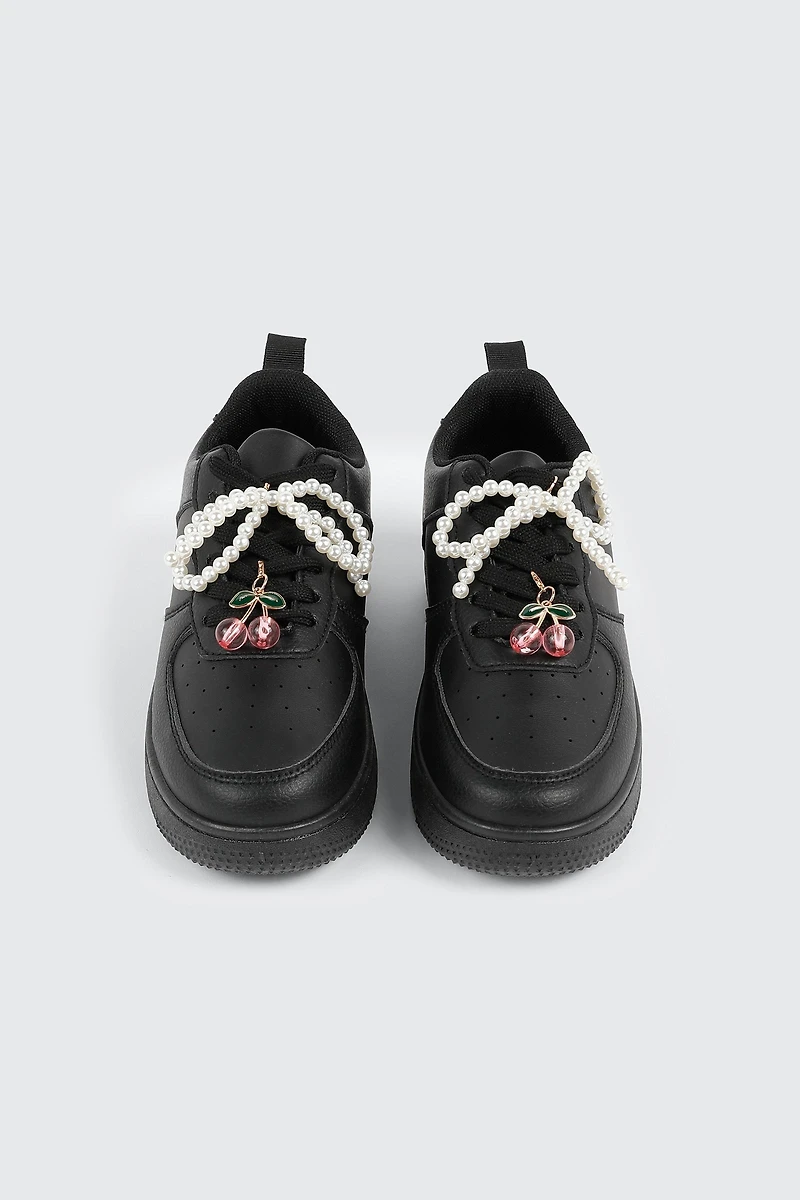 Espadrilles à breloques amovible