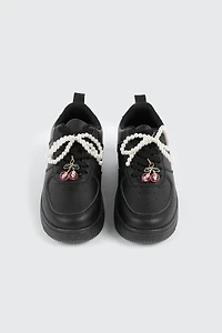 Espadrilles à breloques amovible