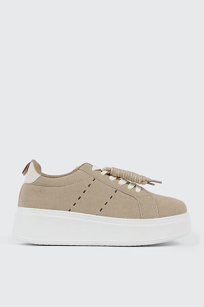 Espadrilles à plateforme breloque amovible