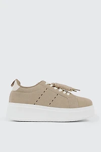 Espadrilles à plateforme breloque amovible