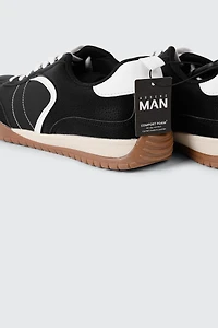 Chunky Low Top Lace Up Sneakers