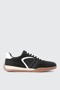 Chunky Low Top Lace Up Sneakers