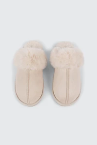 Pantoufles en fausse fourrure