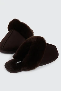 Faux Fur Slippers