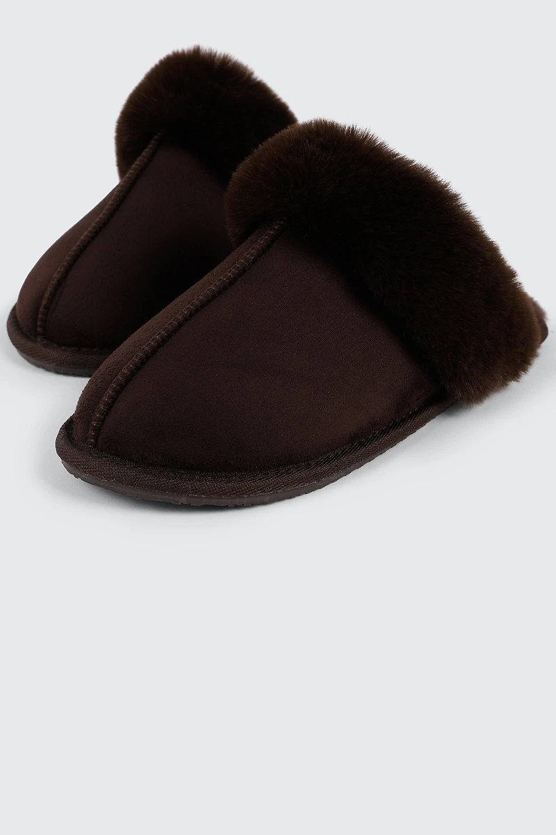 Faux Fur Slippers