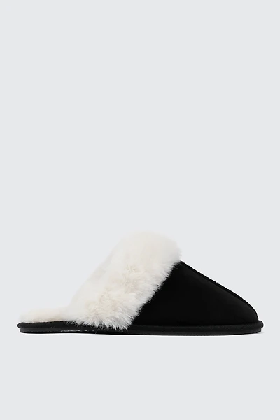 Pantoufles en fausse fourrure