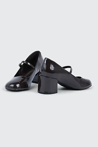 Chaussures Mary Jane à talons bloc et bout carr