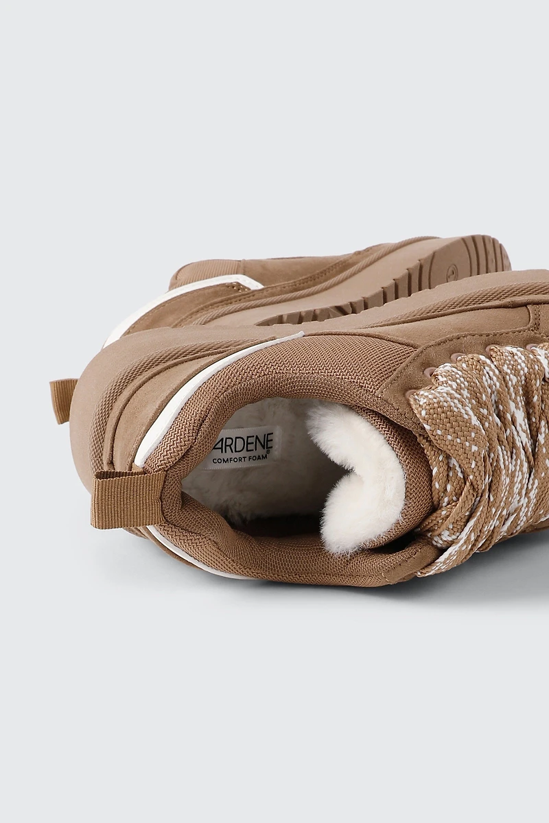 Faux Fur Lined Sneakers