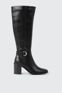 Pointed Toe Knee High Boots