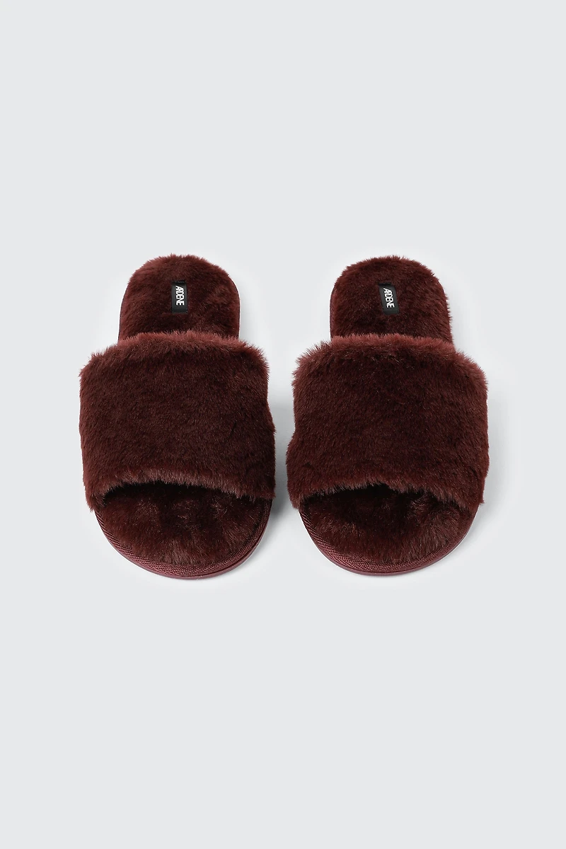 Faux Fur Slippers