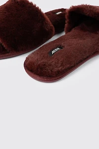 Faux Fur Slippers