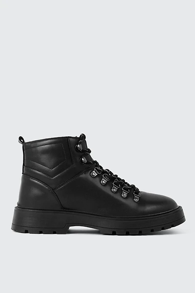 Warm Lined Lace Up Boots