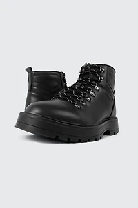 Warm Lined Lace Up Boots
