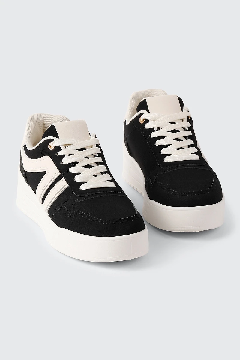 Platform Lace Up Sneakers
