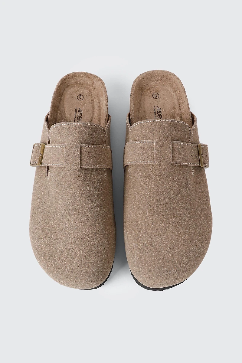 Faux Suede Clogs