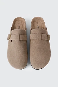 Faux Suede Clogs