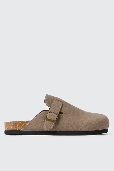 Faux Suede Clogs