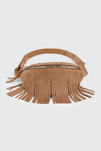 Faux Suede Fanny Pack