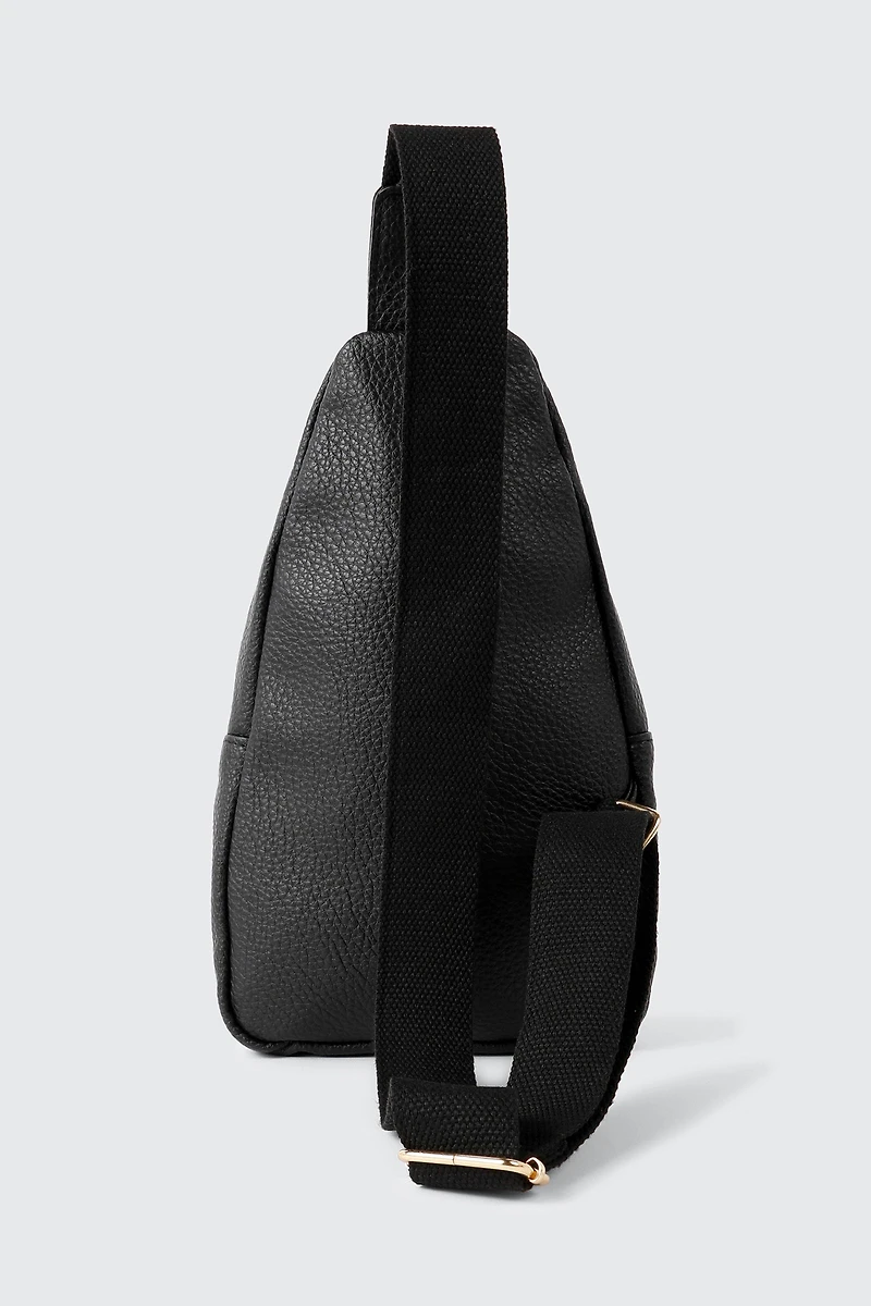 Sac bandoulière texturé