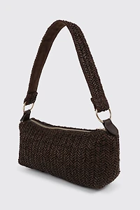 Sac d'épaule en paille