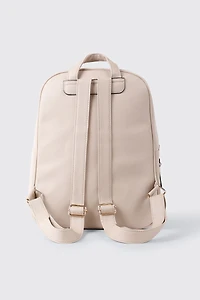 Sac à dos en faux cuir textur