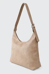 Pebbled Faux Leather Tote