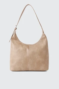 Pebbled Faux Leather Tote