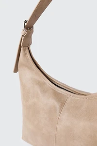 Pebbled Faux Leather Tote