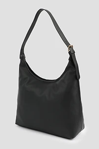 Pebbled Faux Leather Tote