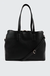 Faux Leather Tote Bag