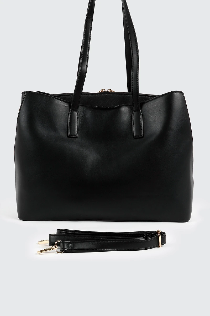 Fourre-tout en faux cuir